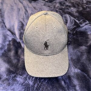 Polo by Ralph Lauren grey golf hat with black embroidered logo